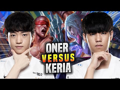 ONER DIANA vs KERIA LEE SIN!😂 - T1 Oner Plays Diana JUNGLE vs T1 Keria Lee Sin! | Season 2022