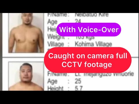 CCTV footage of Lt. Kezhalelie at Kohima with voice-over
