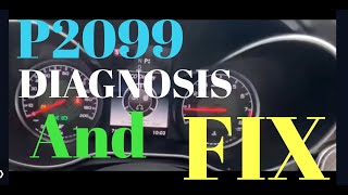 HOW TO FIX ANY CAR WITH A P2099 Code: Post Catalyst Fuel Trim System Too Rich Bank 2- FAST AND EASY
