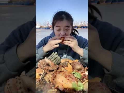 #Foodmyvillage #NisaLifestyle 🦐🦀🦑Cooking Shrimp Curry Spicy with Bell peppers for Food#200