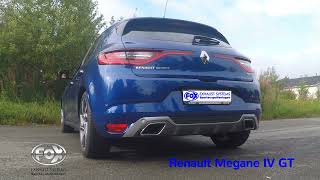 Video: FOX Edelstahl Duplex Sportauspuffanlage ab Kat. Renault Megane 4 1.6 GT TCe 205 Video: FOX Edelstahl Duplex Sportauspuffanlage ab Kat. Renault Megane 4 1.6 GT TCe 205