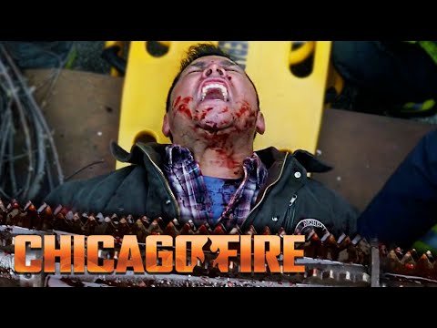 Man Gets Trapped in a Wood Chipper | Chicago Fire