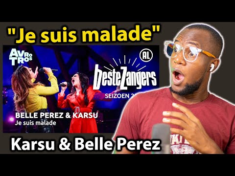 Mesmerizing Collaboration: Karsu and Belle Perez Singing "Je suis malade" Reaction! Beste Zangers