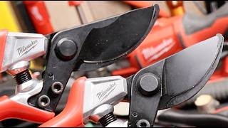 Milwaukee Bypass Hand Pruners: A basic design attempting innovation!