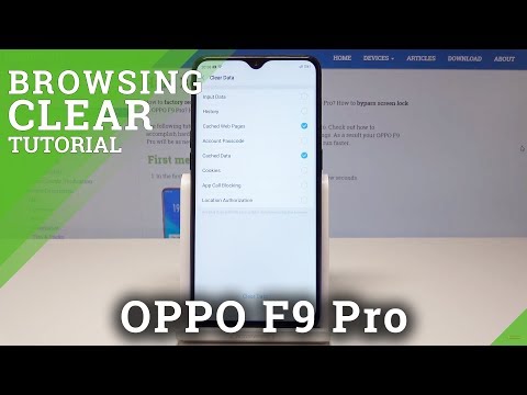 How to Clear Browsing Data in OPPO F9 Pro - Wipe Browsing History