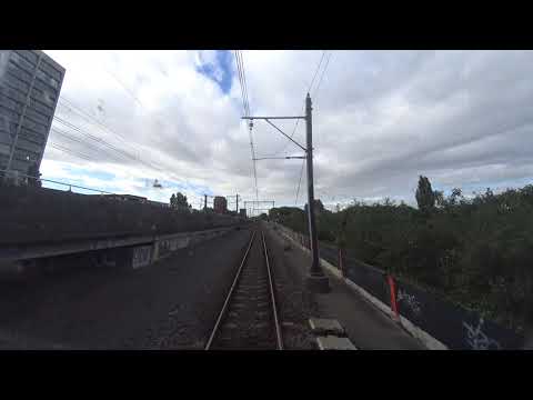 A train driver's view: Amsterdam CS - Hoofddorp Midden, SLT, 31-Aug-2020.
