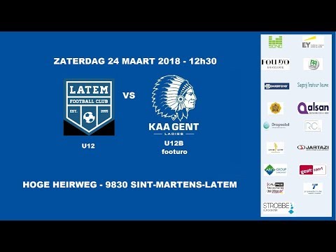 FC Sint Martens Latem U12 - KAA Gent Ladies U12B - 24 maart 2018