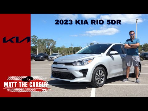 2023 Kia Rio 5 Door is a great entry level car with some options. Review and test drive.