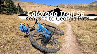 Riding Kenosha To Georgia Pass