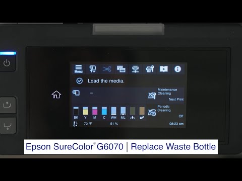 How to Replace the Waste Ink Bottle