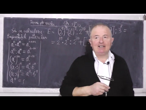 Lectia 853 - Clasa 5 - Operatii cu puteri Distributivitatea inmultirii fata de adunare Factor comun