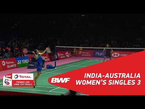 Uber Cup | WS3 | Anura PRABHUDESAI (IND) vs Zecily FUNG (AUS) | BWF 2018
