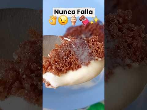 "Nunca Falla:Tarta de Chocolate+Helado de Leche Condensada"😉👌🍦🍫🍰#shorts  #Brasil #postrescaseros