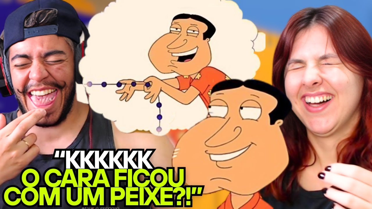 FAMILY GUY e seus MOMENTOS ABSURDOS! | REACT