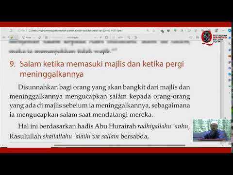 Syarah Sunnah Dalam Seharian Siri Ke-21