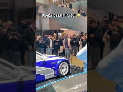 Razor (Derek Hamilton) & the M3 GTR #mostwanted at the #bmw world in Munich !!!   #needforspeed