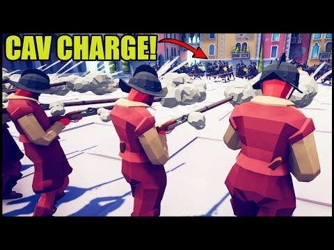 HUGE Musket Line vs Heavy Cav Charge! - Totally Accurate Battle Simulator