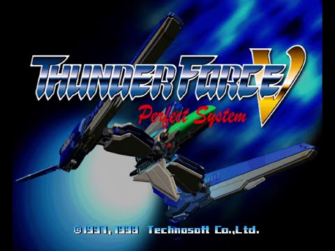 Thunder Force V Perfect System (Jap) PS1 Game Full Run