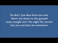 K´naan - "Hurt me tomorrow" Lyrics 
