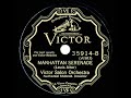 1st RECORDING OF: Manhattan Serenade: Nat Shilkret-Victor Salon Orch. (1928)