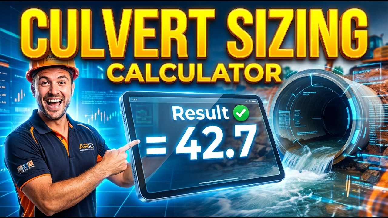 Culvert Sizing Interactive Calculator