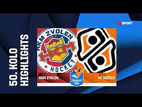 50. kolo: HKM Zvolen - HC Košice 4:3 pp (1:0, 1:1, 1:2, 1:0)