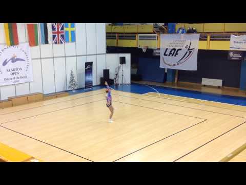 Aerobicfactory Klaipeda Open 2014 AG IW Fanny Wessberg FINLAND