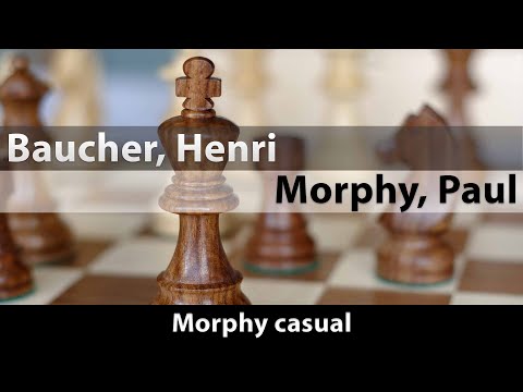 Baucher, Henri -- Morphy, Paul, Morphy casual, 0-1