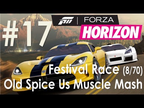 Forza Horizon - Walkthrough Part 17 - Festival Race (8/70) - Old Spice Us Muscle Mash