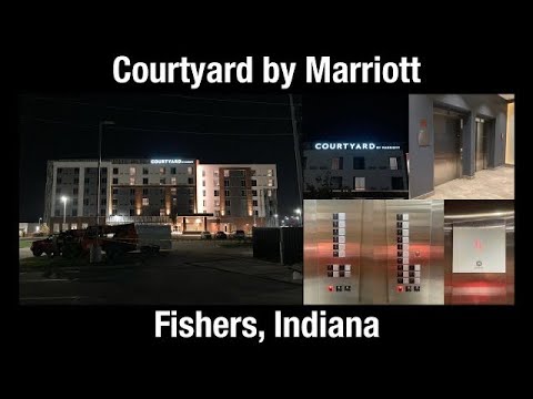 BRAND NEW Schindler 3300 XL Traction Elevators/Lifts - Courtyard by Marriott - Fishers, Indiana