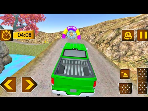 Mountain Green Jeep Driving Game - 4X4 Green Jeep Mountain Climb Racing Game - Jeep Games