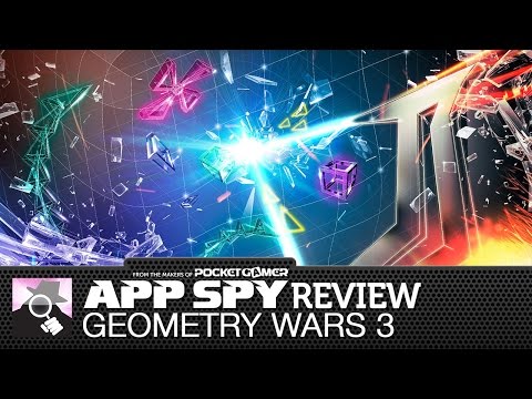 Geometry Wars 3: Dimensions iOS iPhone / iPad Gameplay Review