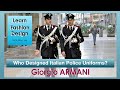Fashion Designing Italian Police Uniform Fashion Designer Armani Carabinieri Nino Via
