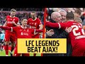 Liverpool Legends beat Ajax at Anfield - Full Time Scenes