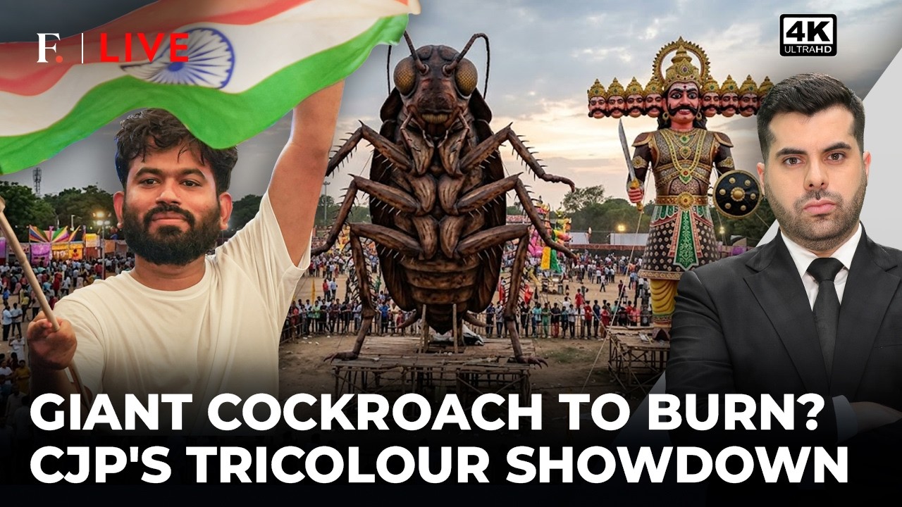 CJP's Tiranga Yatra, SIR Row & a Giant Cockroach: Delhi's Political Drama Peaks| Firstpost Live| 4K