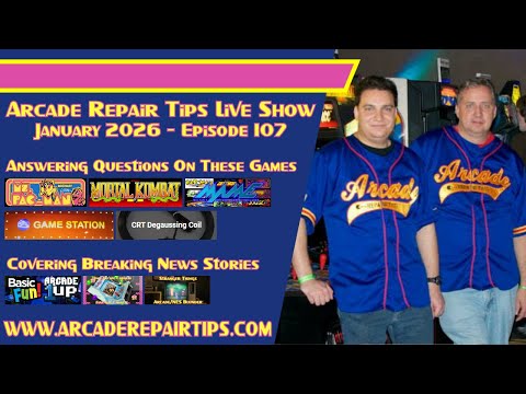 Arcade Repair Tips - Live Show Episode 107 - A Dark and Zooming Flywheel