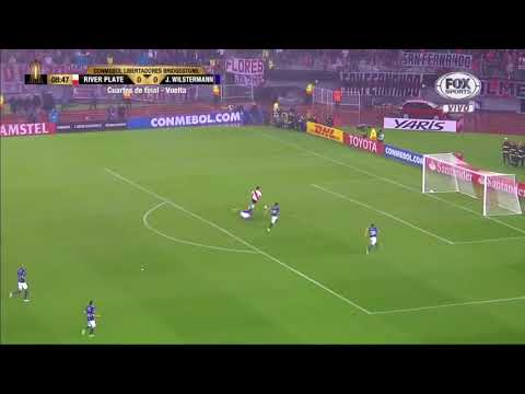 Primer gol de Scocco. River-Jorge Wilstermann