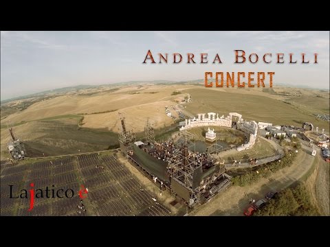 Andrea Bocelli Teatro del silenzio concert in Lajatico
