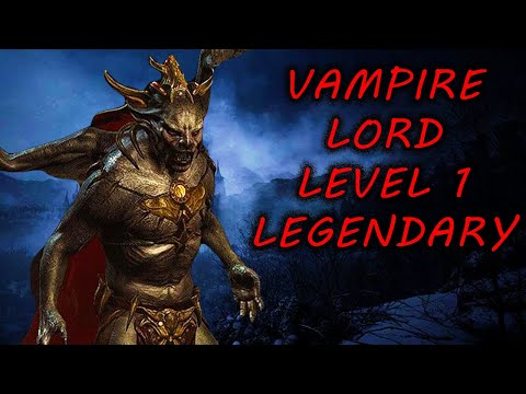 How to Become a Vampire Lord at Level 1 on Legendary | Skyrim AE