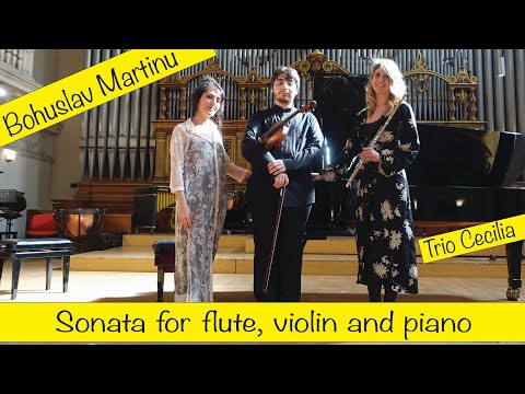 Sonata H254 for flute, violin and piano B. Martinu
