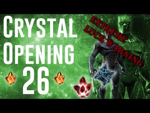 INSANE!! LITERALLY MY BEST LUCK EVER (6*+5*+4*'s) -  Weekly Crystal Opening #26