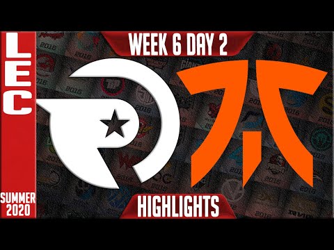 OG vs FNC Highlights | LEC Summer 2020 W6D2 | Origen vs Fnatic