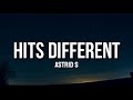 Astrid S - Hits Different (Lyrics) (From Young Royals)