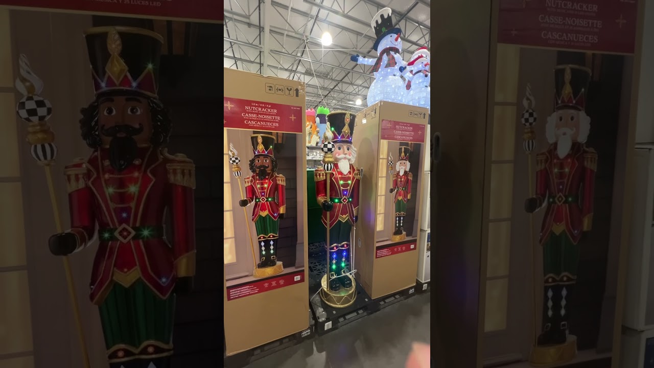 Costco Christmas! Giant Nutcrackers for $349.99! #costco #christmas #christmasdecor #costcoshopping