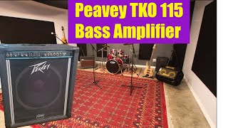 Video thumbnail for Peavey TKO 115 Bass Amp w/ Scorpion Speaker by Steve Reaves Music
