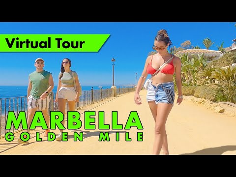 Marbella Golden Mile tour - Summer 2022 - Marbella old town to Puerto Banús immersive virtual tour