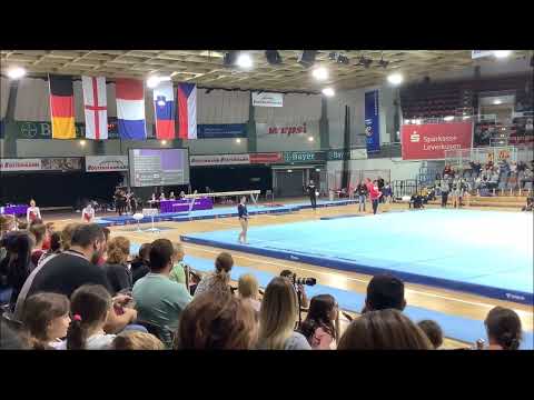 Leverkusen Cup 2022 Veronika Kritski ENG Sprung