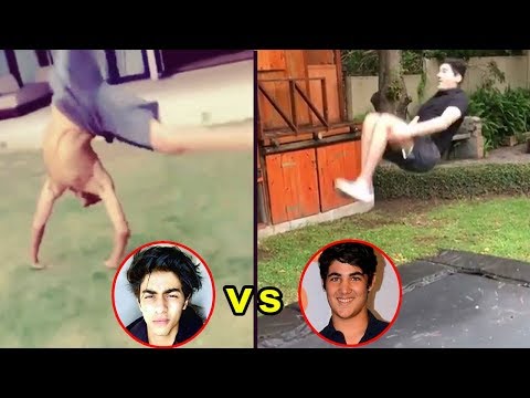 Akshay Kumar's Son Vs Shahrukh Khan's Son - Who's STUNT Is More AMAZING