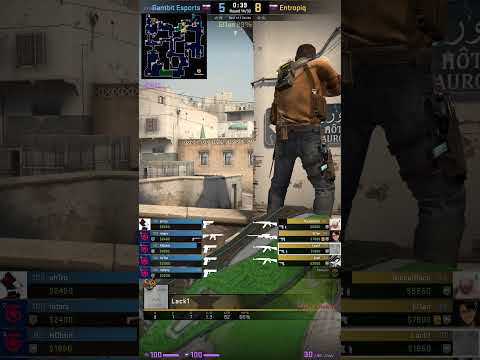 🇰🇿 Lack1 vs 🇷🇺 Gambit. 1vs3 clutch. Dust2. Entropiq vs. Gambit at EPIC League CIS 2021