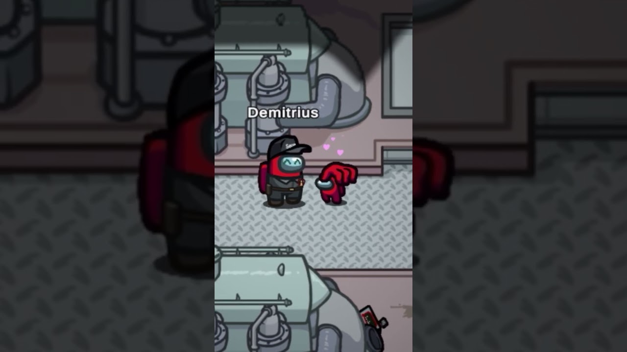 You can pet your pet in among us now!￼ (Among us version 2022. 12. 14)￼